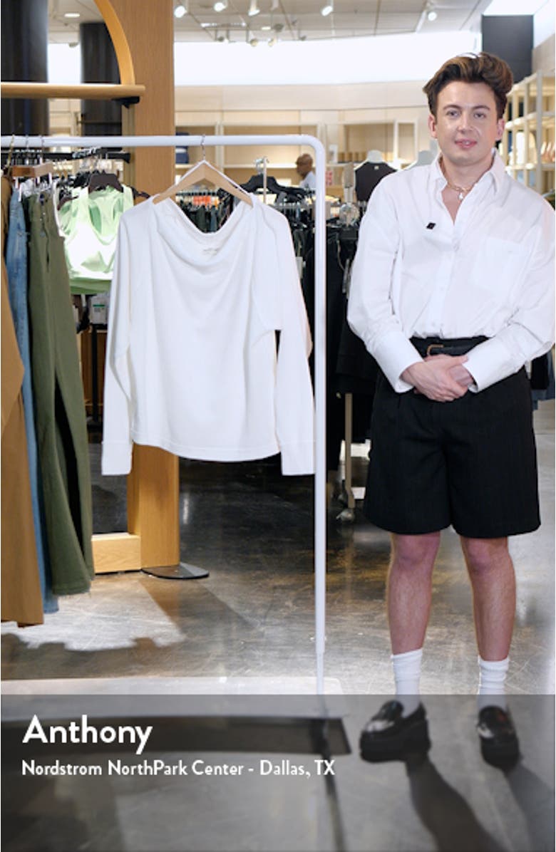 Sammie Oversize Off the Shoulder Thermal Top, sales video thumbnail