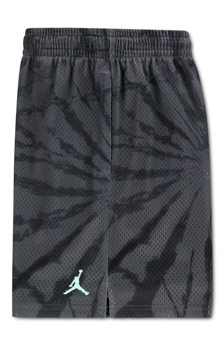 Kids' Tie Mesh Drawstrin Shorts, Alternate, color, IRON GRAY