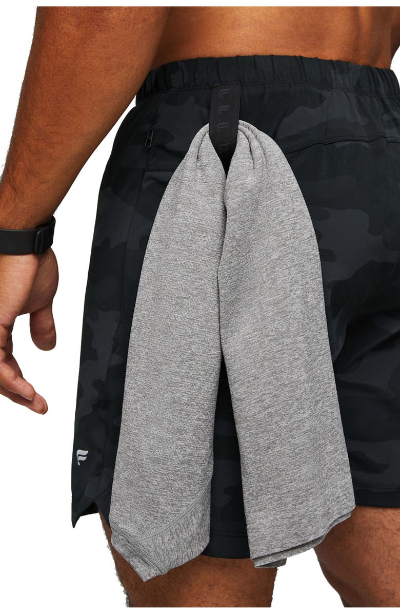 Fabletics The One Short 7", Alternate, color, Black Tactical Camo