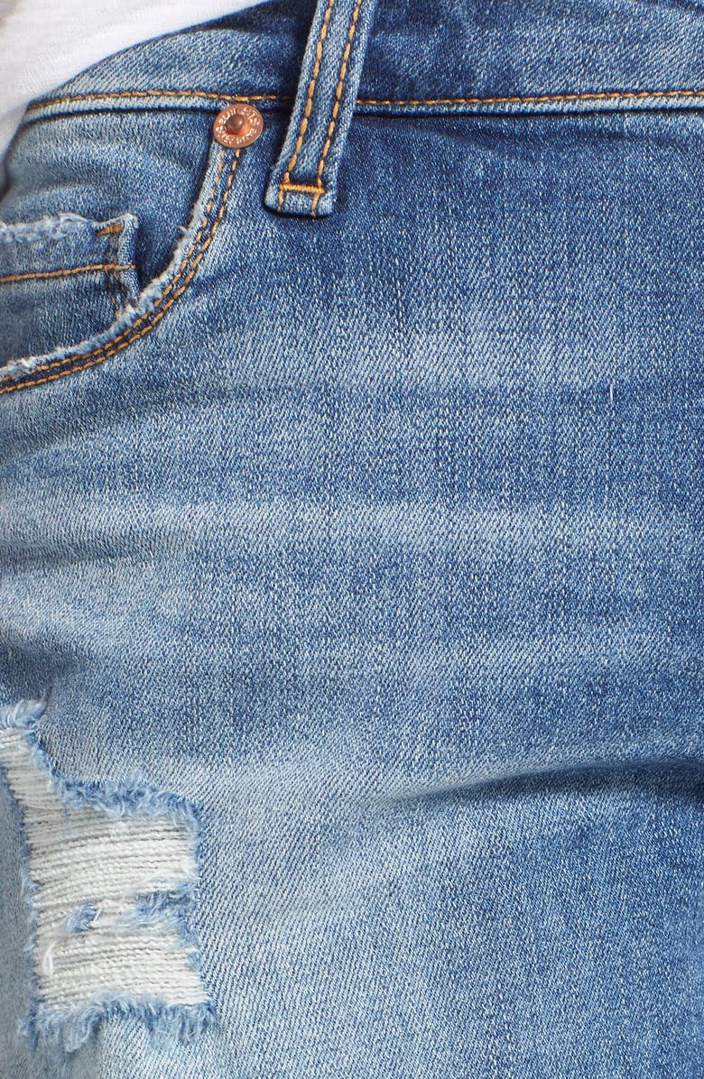 STS Blue Distressed Cutoff Denim Shorts, Alternate, color,