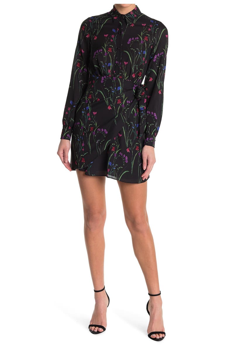 Parker Long Sleeve Shirt Dress, Main, color,