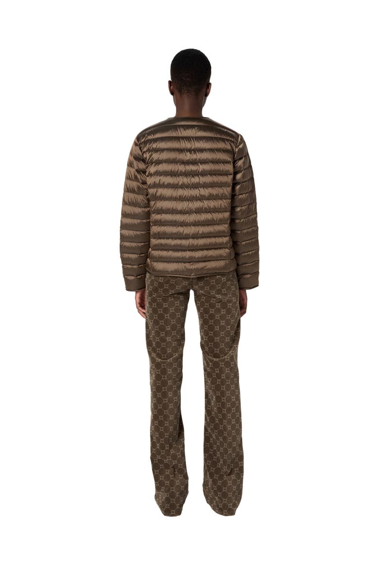 Micaela Quilted Reversible Down Jacket, Alternate, color, Cigar