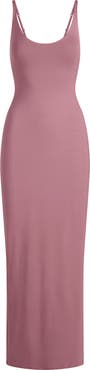 SKIMS Smooth Lounge Scoop Neck Long Dress