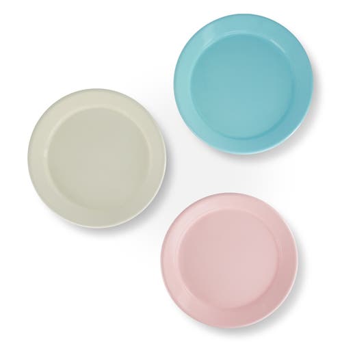 Elifle Two Tone Enamel Dinner Plate In Gray