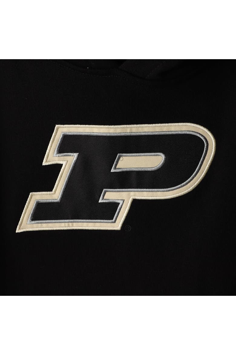 Women's Black Purdue Boilermakers Team Big Logo Pullover Hoodie, Alternate, color, Black