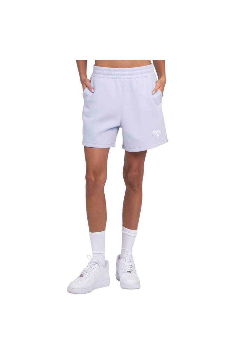 Women's Starter  Blue New York Knicks Pastel High Waisted Shorts, Main, color, Light Blue