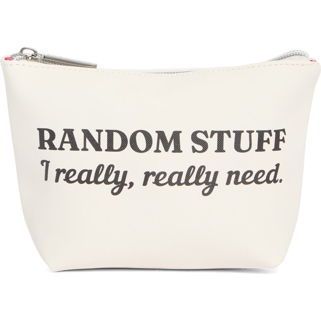 Bcbg Random Stuff Cosmetic Case In White