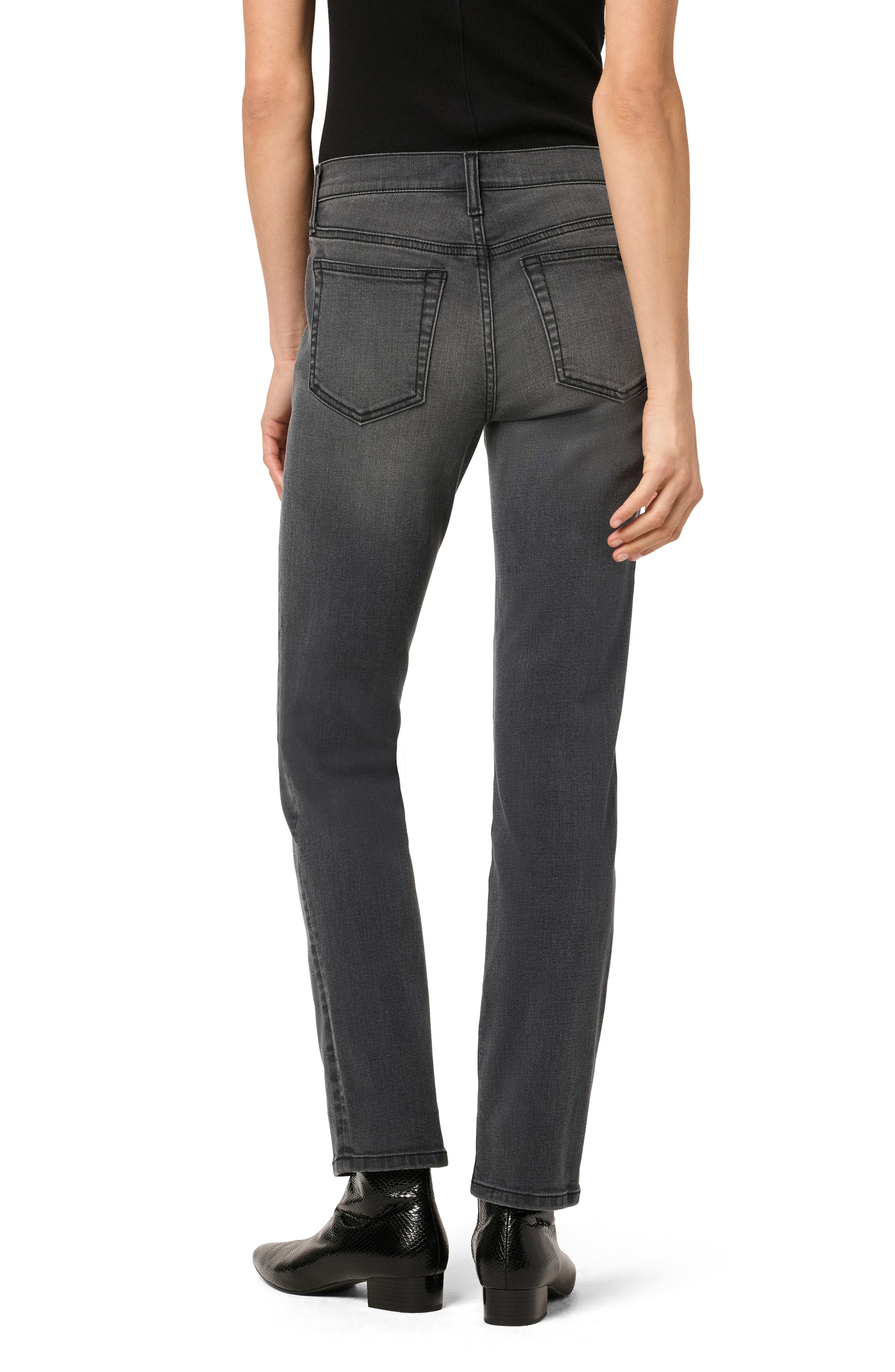 Mid Rise Straight Leg Jeans - image 2