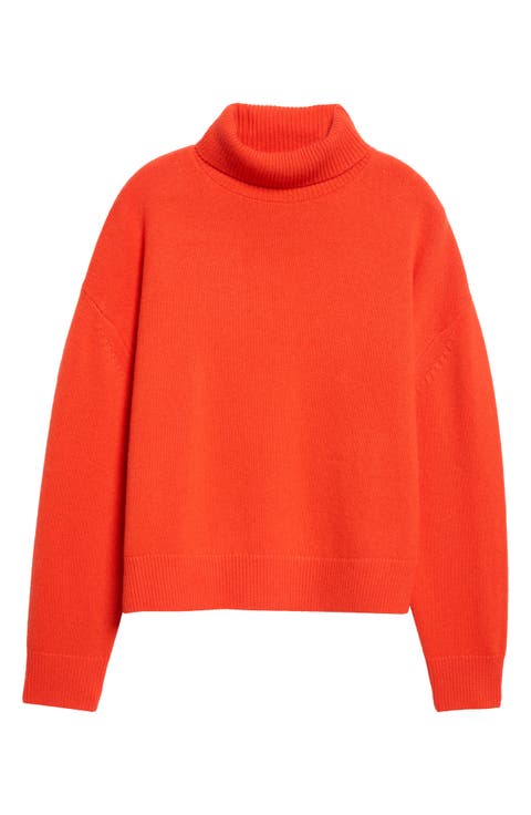 Junko Merino Wool & Cashmere Turtleneck Sweater