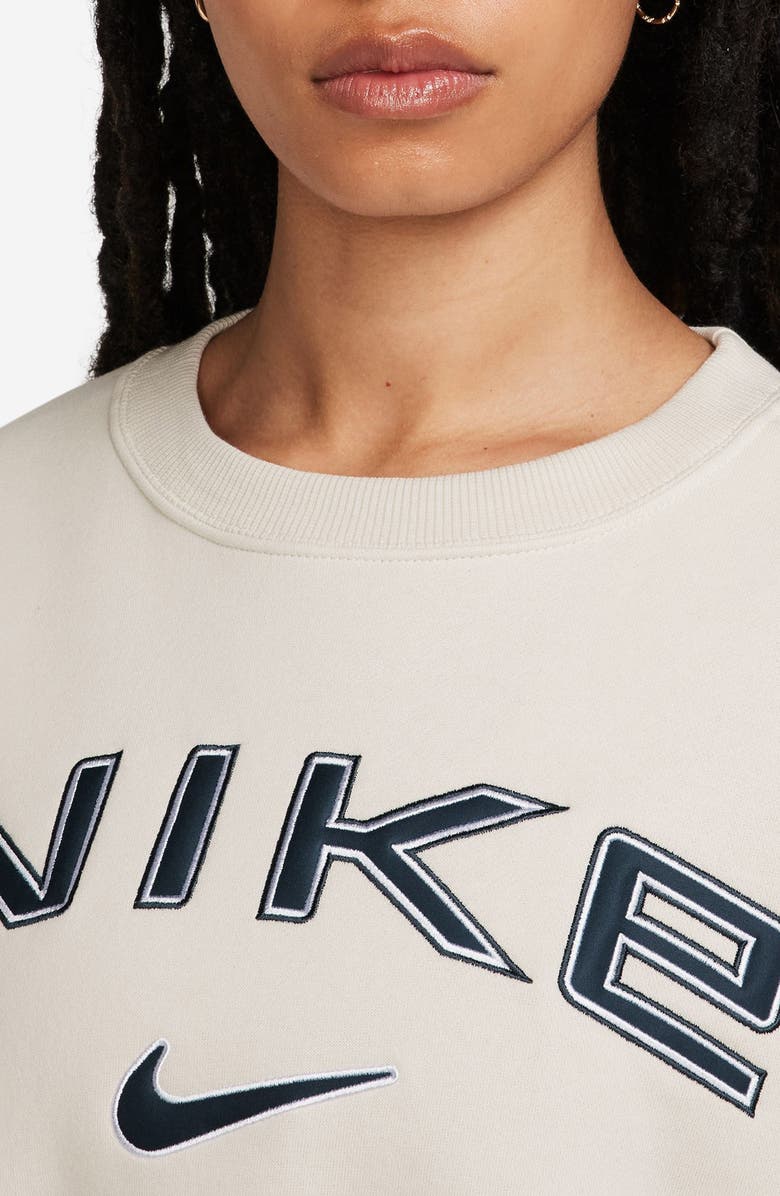 Nike Phoenix Oversize Logo Fleece Sweatshirt, Alternate, color, 