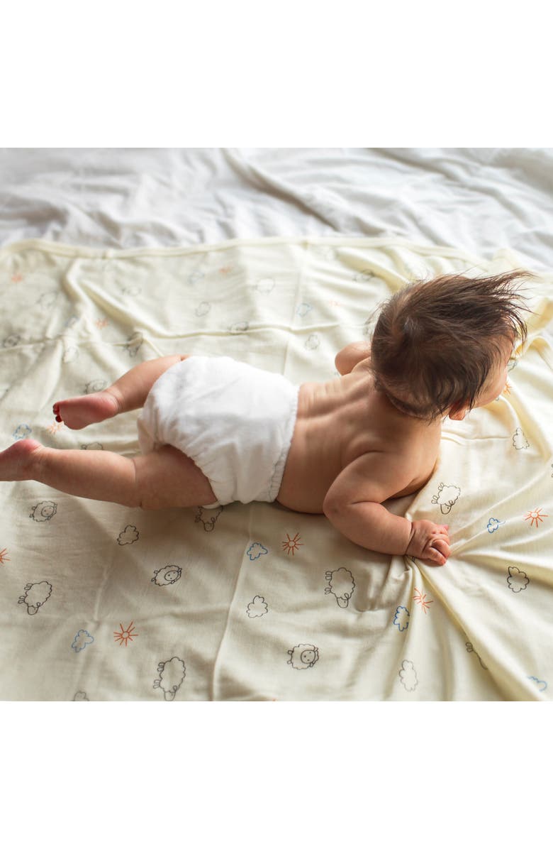 WOOLINO 4 Season Merino Wool Swaddle, Alternate, color, Sheep