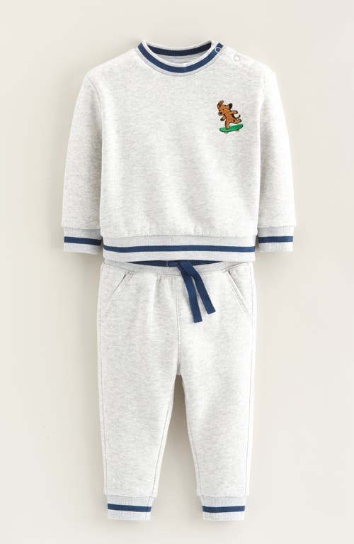 Tucker + Tate Embroidered Sweatshirt & Joggers Set In White