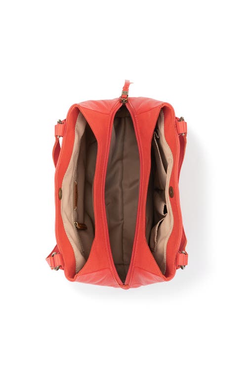 The Sak Melrose Satchel Bag In Cayenne