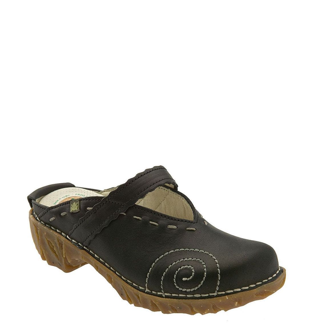 'N096' Clog, Main, color, BLACK