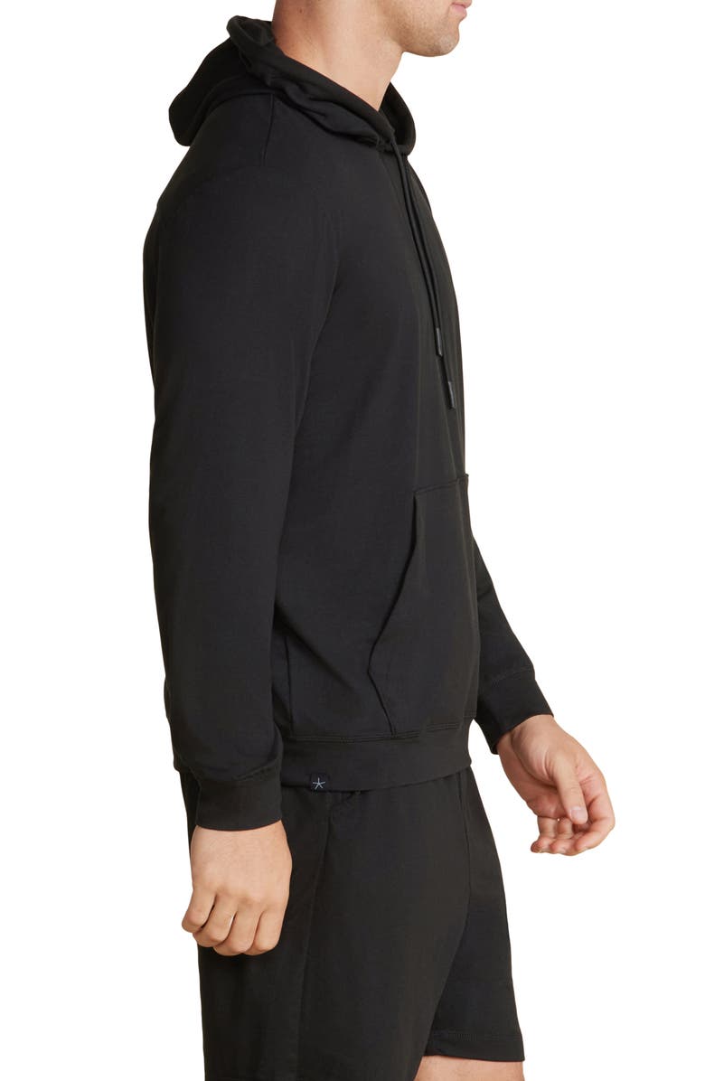 Barefoot Dreams<sup>®</sup> Malibu Collection<sup>®</sup> Butterchic Knit<sup>®</sup> Hoodie, Alternate, color, Black