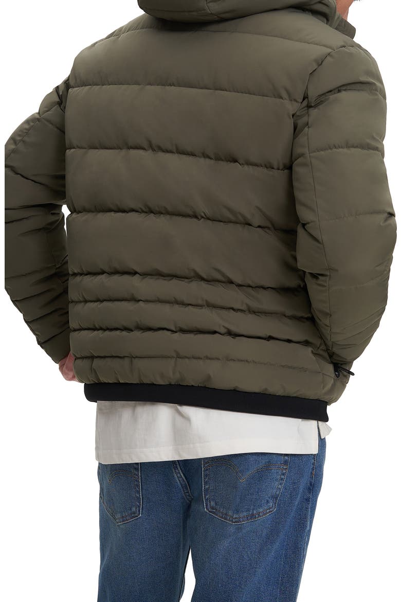 Cameron Hooded Puffer Jacket, Alternate, color, UNIFORM GREEN