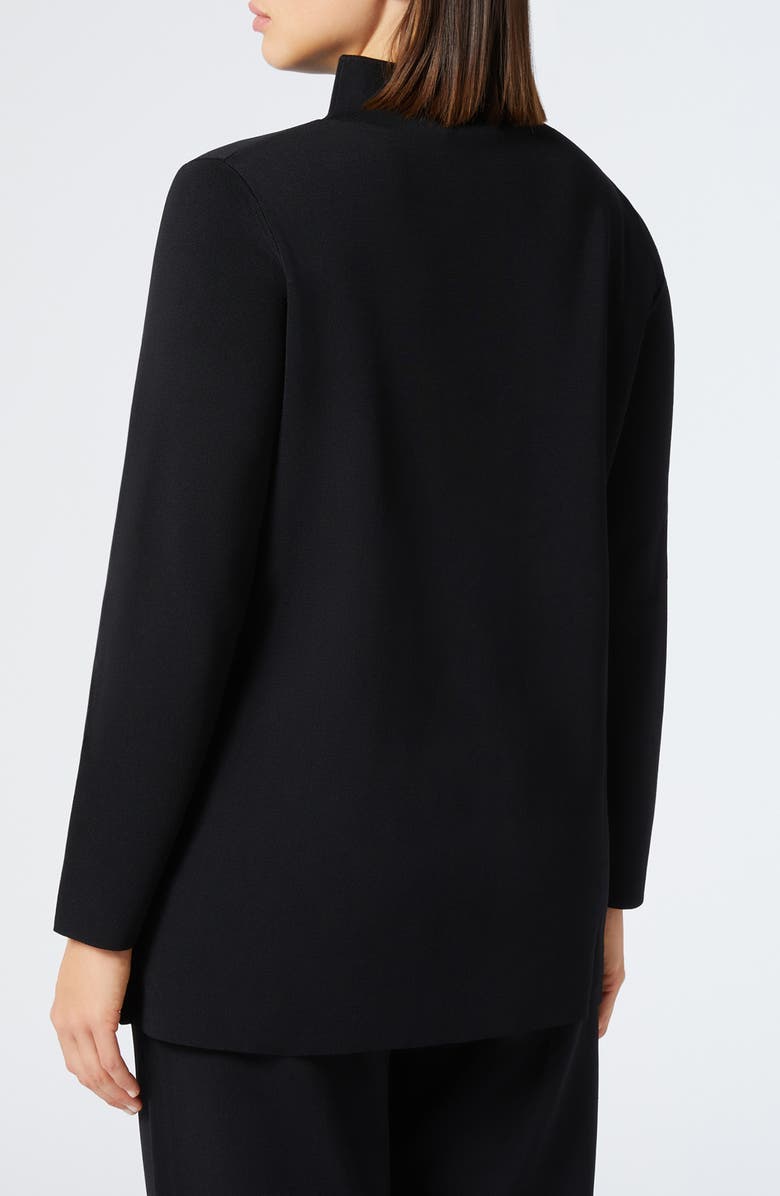 Marina Rinaldi Eulalia Mock Neck Tunic Sweater, Alternate, color, Black