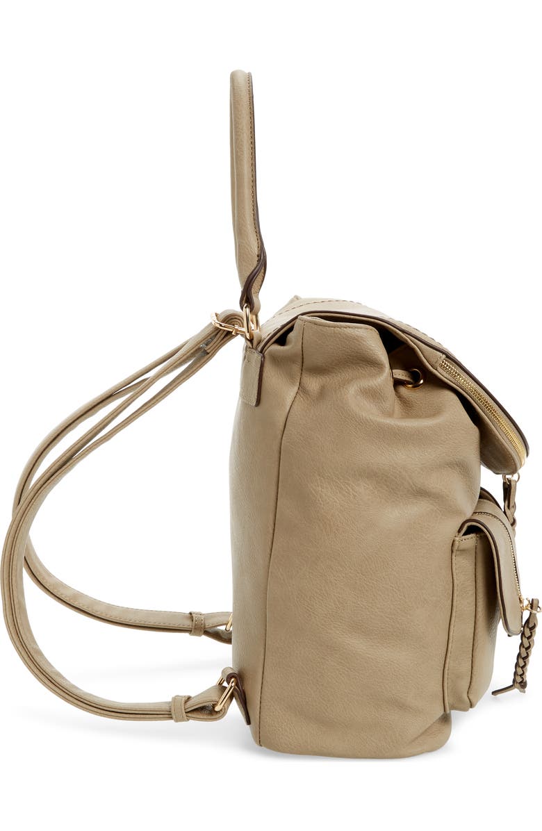 Sole Society Emery Faux Leather Backpack, Alternate, color,