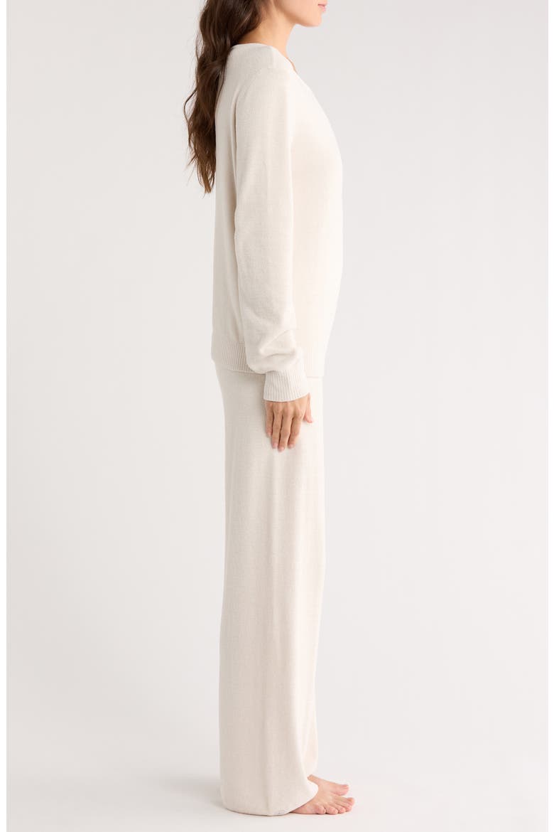 CozyChic® Ultra Lite® Boat Neck Pajamas, Alternate, color, ALMOND