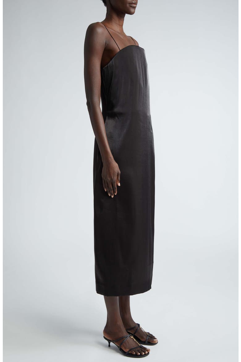 La Robe Carino Bustier Dress, Alternate, color, BLACK