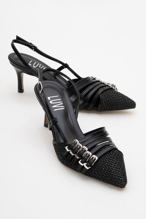 Zenith Slingback Pointed Toe Pump