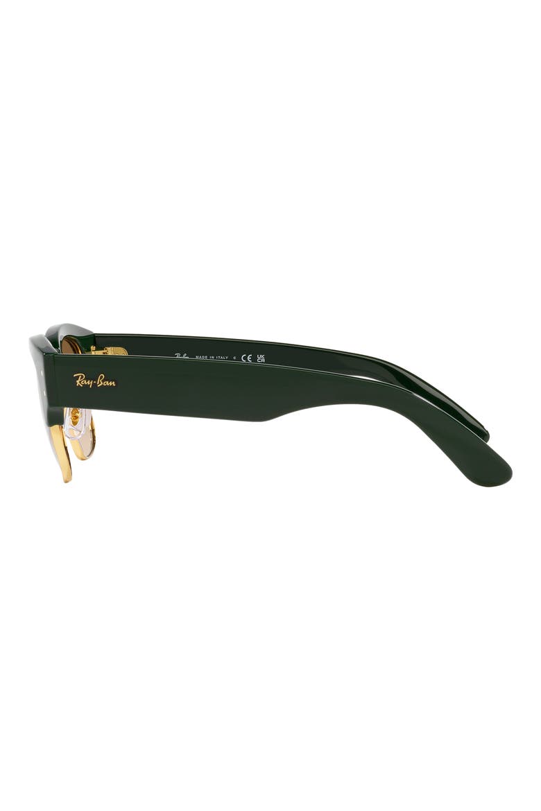 Mega Clubmaster 50mm Square Sunglasses, Alternate, color, GREEN