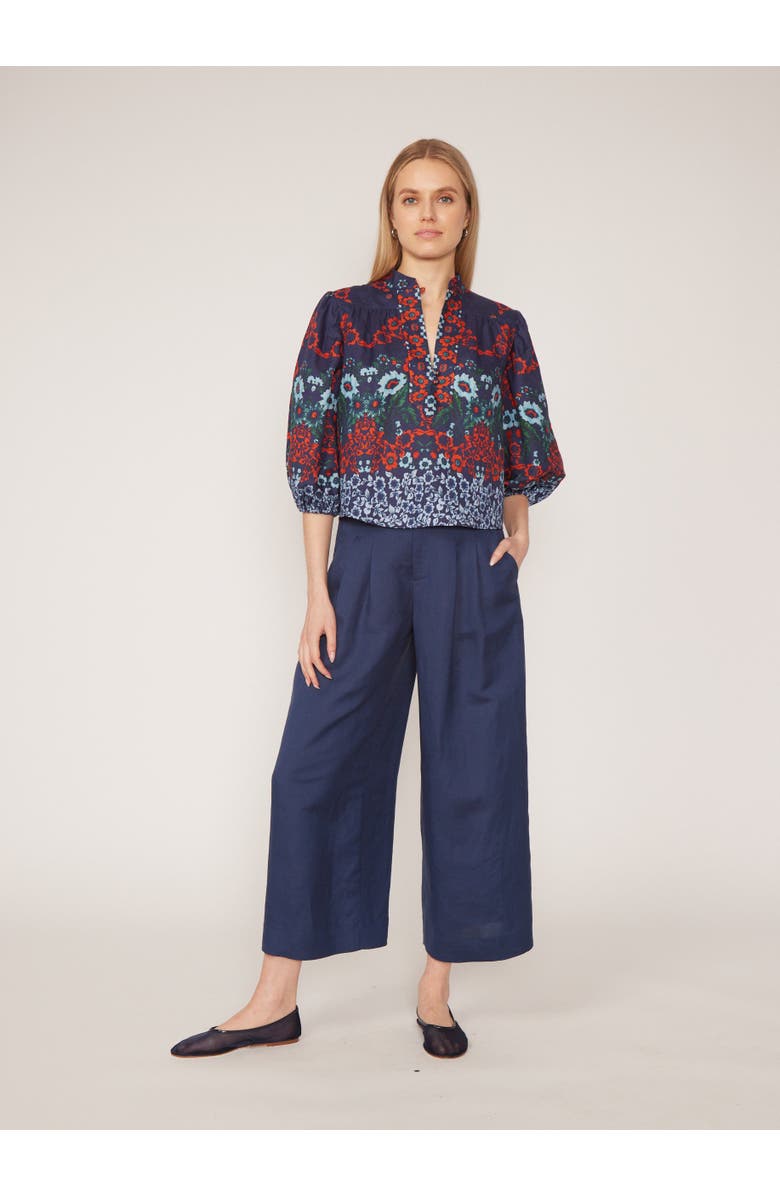 Gilner Farrar Bethany Blouse, Alternate, color, The Dutchess Print