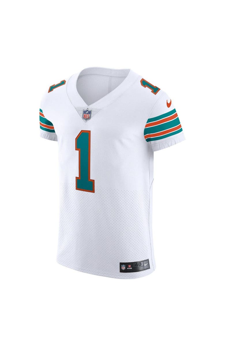 Nike Men's Nike Tua Tagovailoa White Miami Dolphins Vapor Elite Jersey, Alternate, color, 