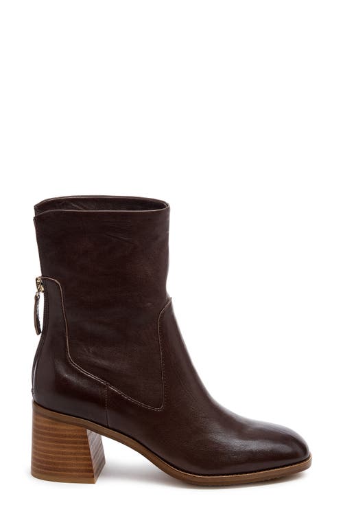 Kelsi Dagger Brooklyn Island Block Heel Bootie In Brown