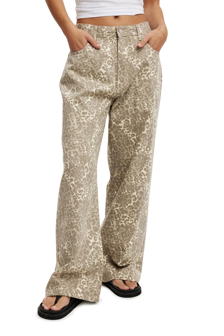 Women's Low Super Baggy Jean, Main, color, Rory Leopard