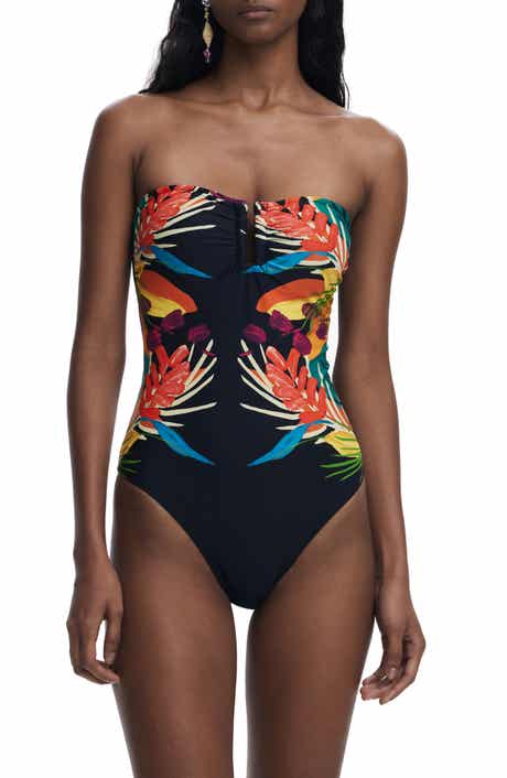 Desigual Placement Print One-Piece Swimsuit