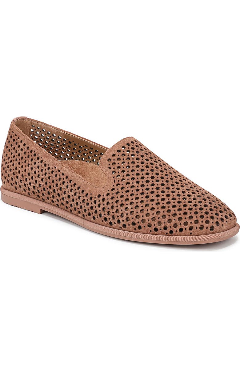 Vionic Willa 2.0 Perforated Flat, Main, color, Mocha Mousse