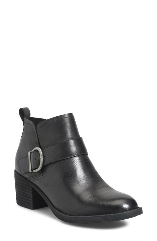 Børn Royce Bootie in Black Leather 