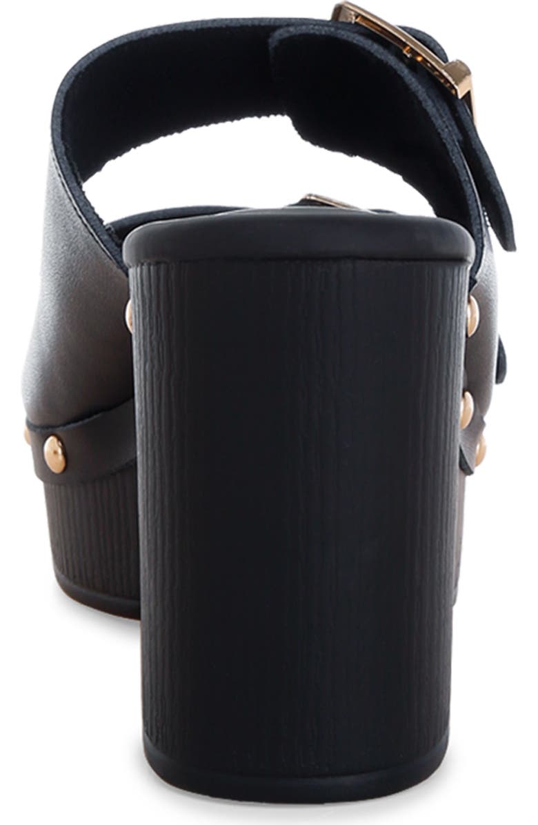 Rag & Co Kenna Double Buckle Strap Platform Sandal, Alternate, color, Black