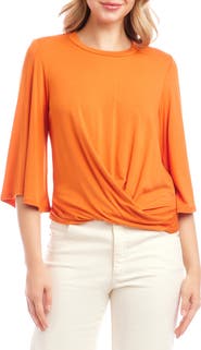 Karen Kane Drape Front Jersey Top