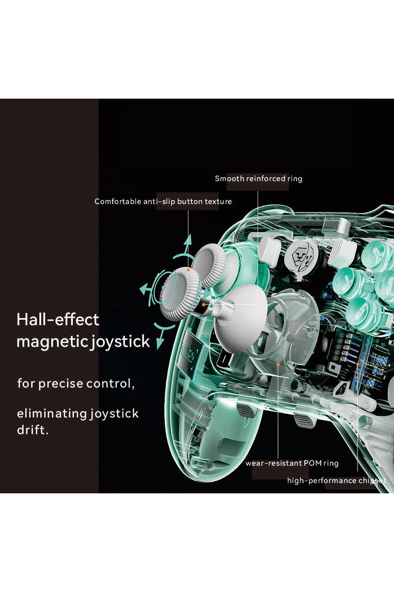 Wireless Gaming Controller, Alternate, color, White