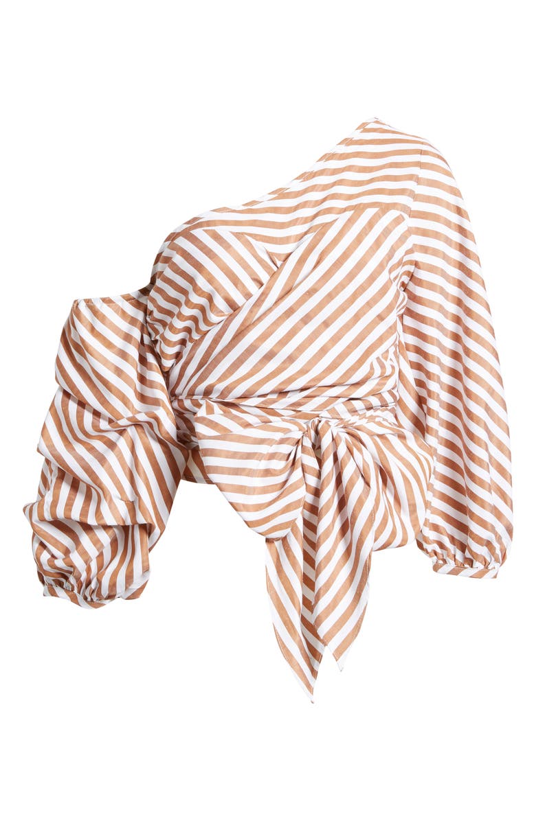 STYLEKEEPERS Wrap Me in Love One-Shoulder Top, Alternate, color, 