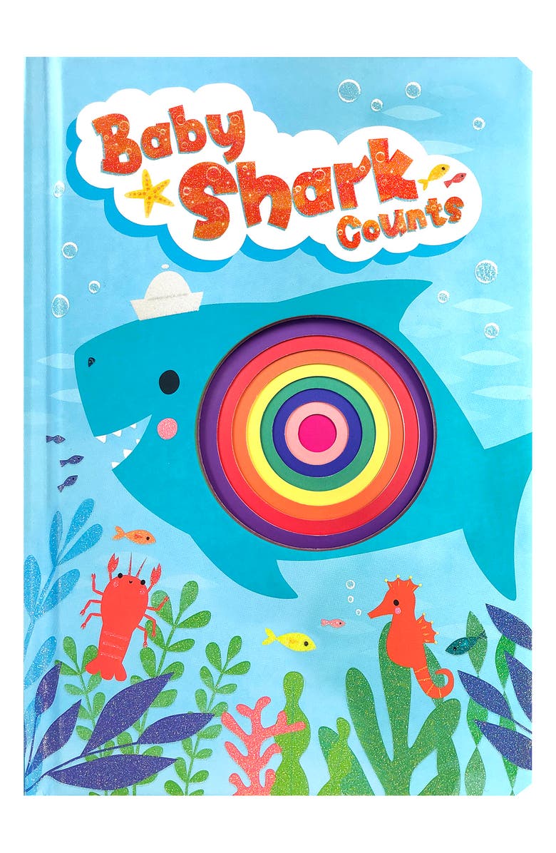 LITTLE HIPPO BOOKS Baby Shark Counts, Main, color, 
