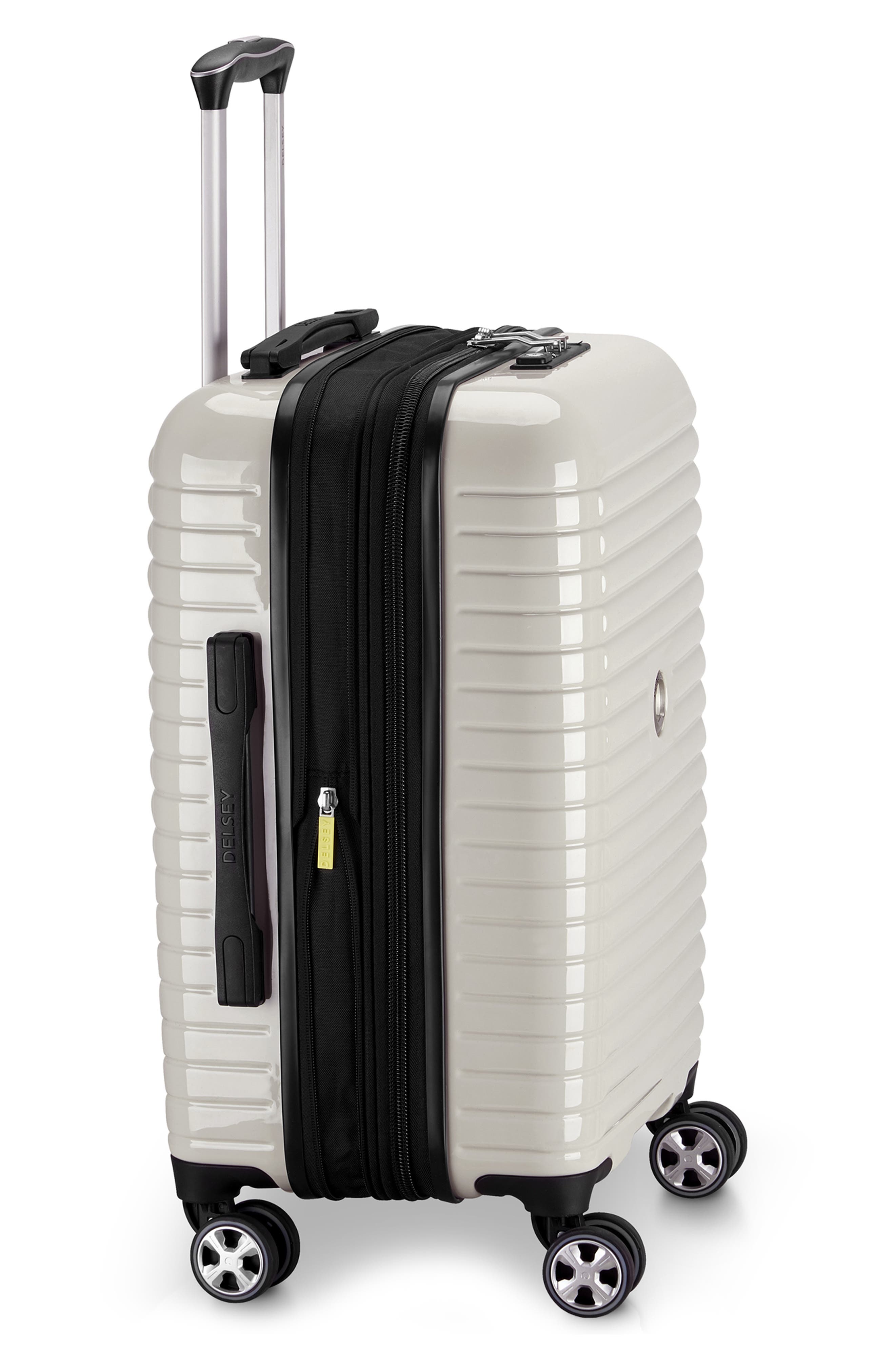 DELSEY Cruise 3.0 22-Inch Hardside Carry-On Luggage, Alternate, color, Ivory