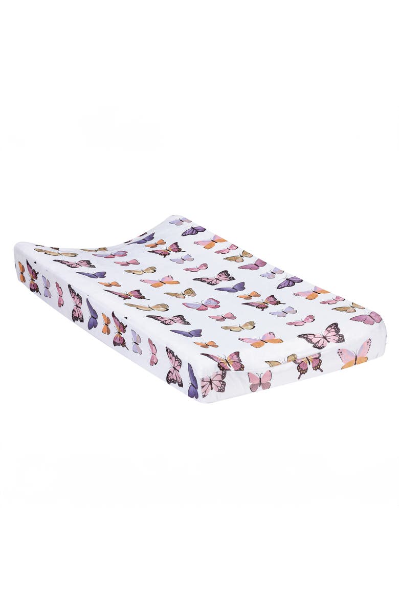 Lambs
Ivy Butterfly Dreams Soft/Cozy Fleece Changing Pad Cover, Main, color, White
