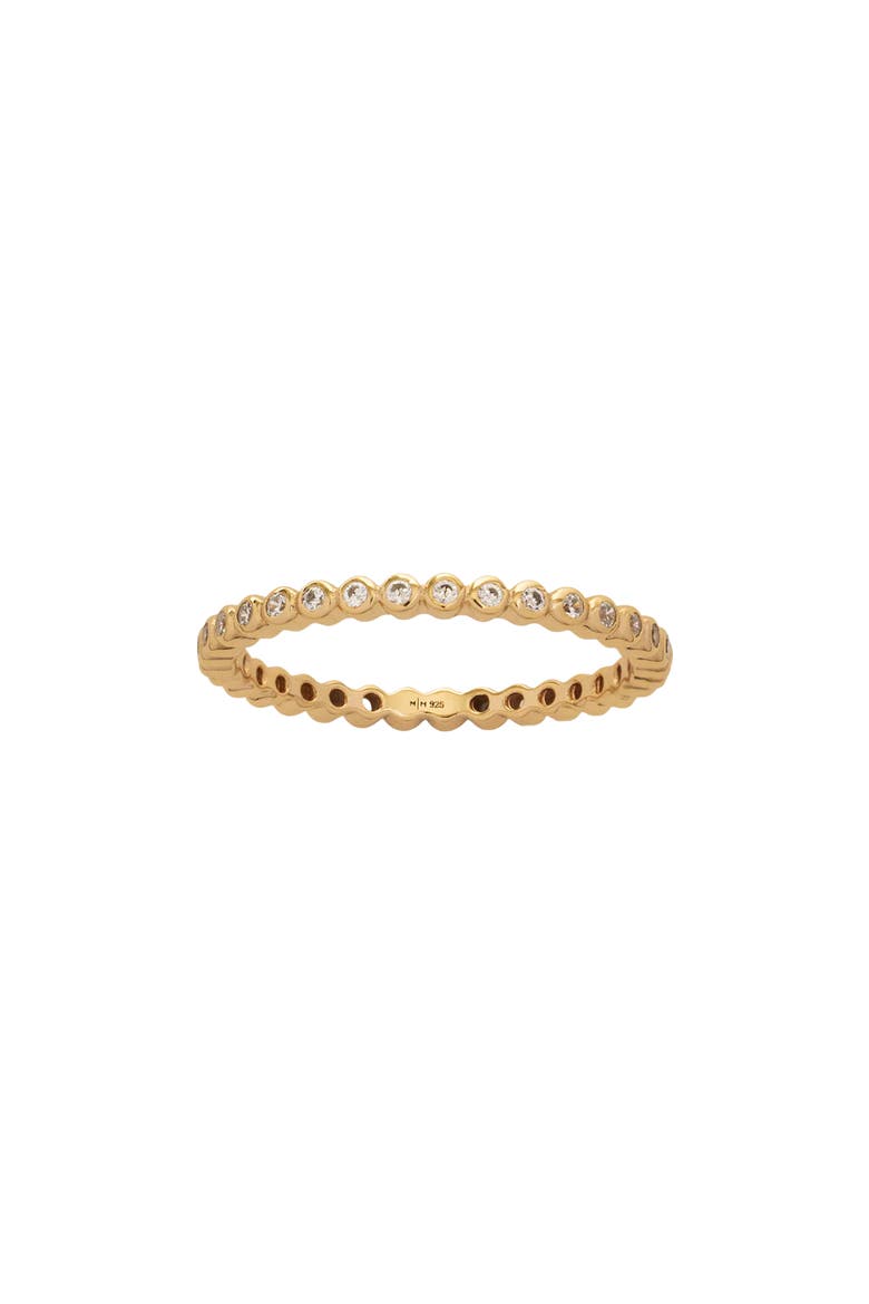Poppy Cubic Zirconia Eternity Band, Main, color, GOLD VERMEIL