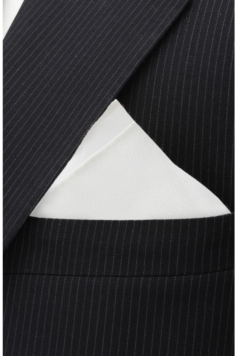 Silk Pocket Square, Alternate, color, WHITE