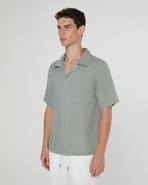 Onia Air Linen Convertible Vacation Shirt