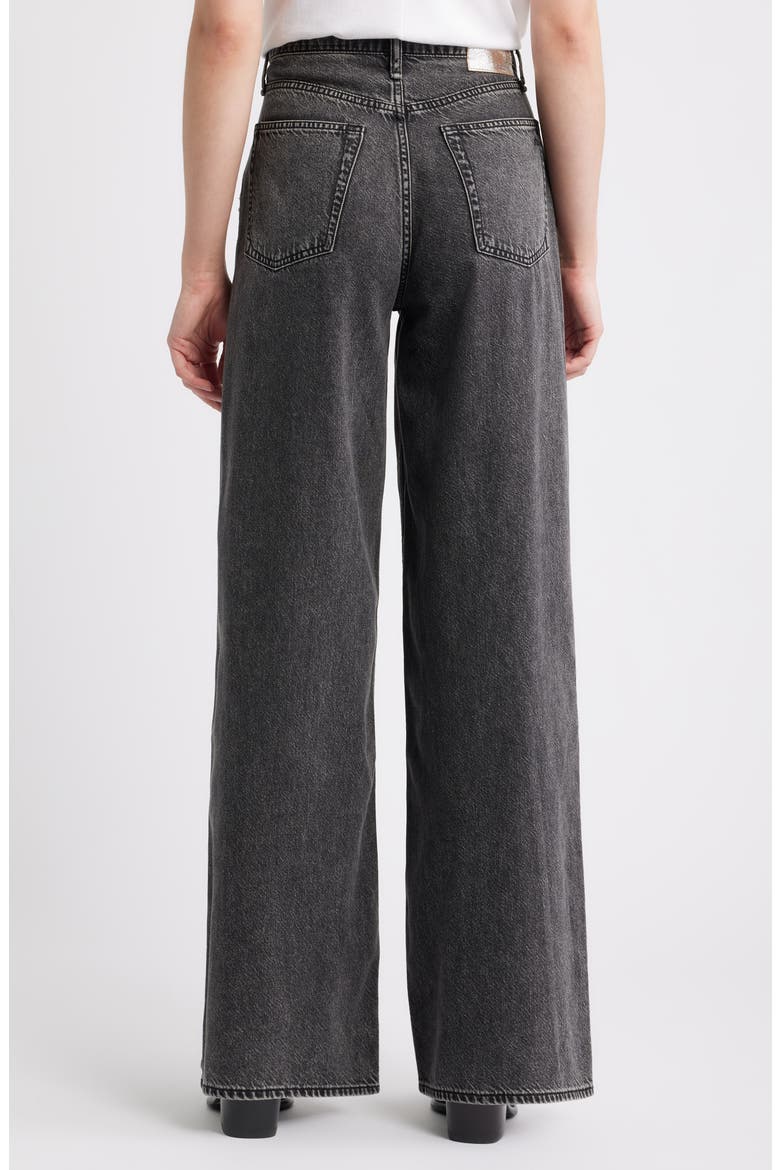 Featherweight Sofie Embellished High Waist Wide Leg Jeans, Alternate, color, JEWEL