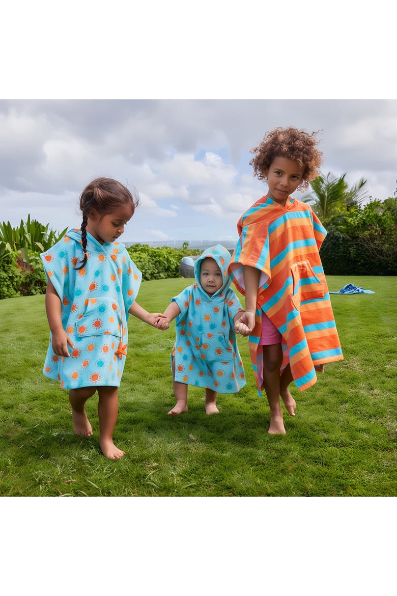 Hooded Beach Poncho (toddler, Little Kid, Big Kid), Alternate, color, Sunny Days