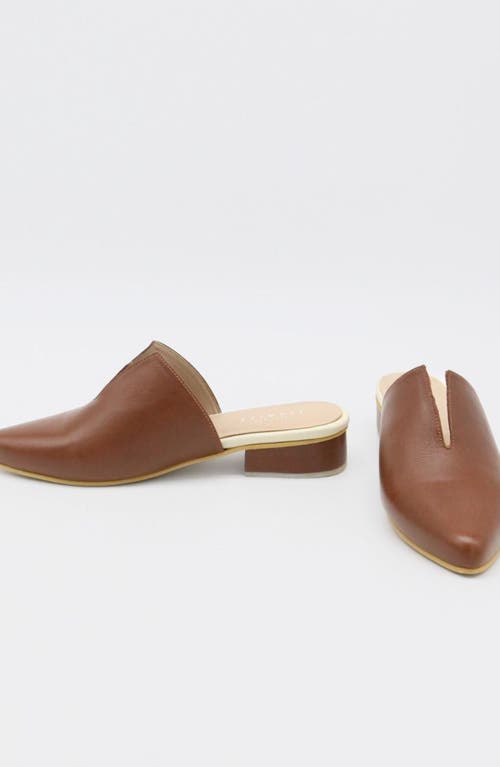 Stivali New York Women's Red Louvre Slip-on Loafers In Ruby Wine Leather In Tan