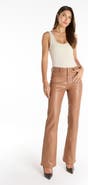 The Noli Shop Aria Coated Flare Jean