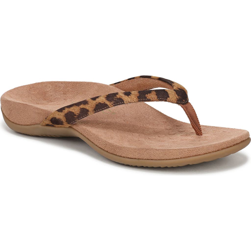 Vionic Dillon Flip Flop In Brown