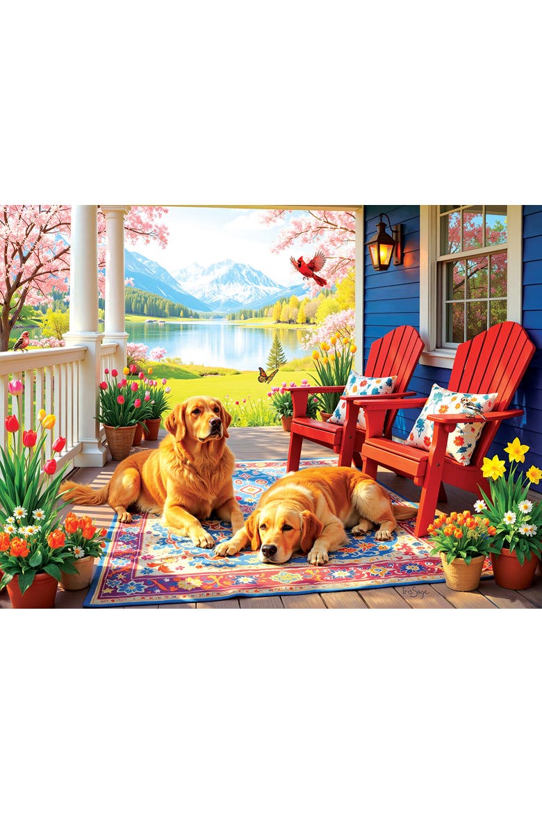 A Day on the Porch 1000 piece Jigsaw Puzzle for Adults, Alternate, color, Multicolor