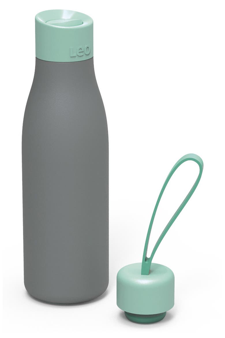 INTERNATIONAL Leo To Go Thermal Insulated Bottle, Main, color, GREY